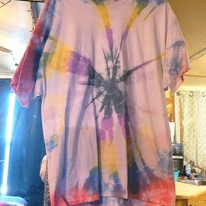 Hand Dyed tie Dye tee